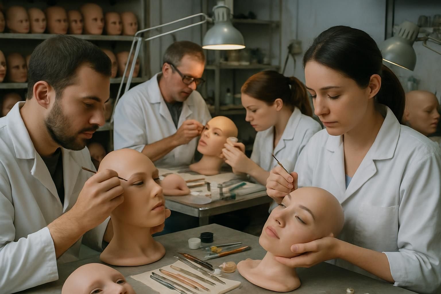 Découvrez notre mannequin en silicone taille humaine, habillé avec soin pour présenter vos vêtements de manière réaliste et élégante.