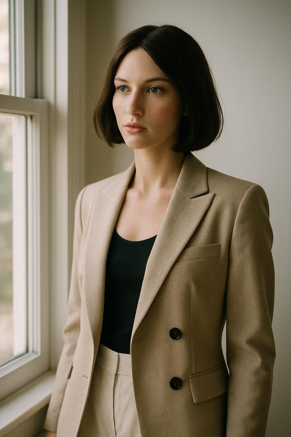 Découvrez notre mannequin en silicone à taille humaine, habillé avec soin pour mettre en valeur vos vêtements et accessoires de manière réaliste.