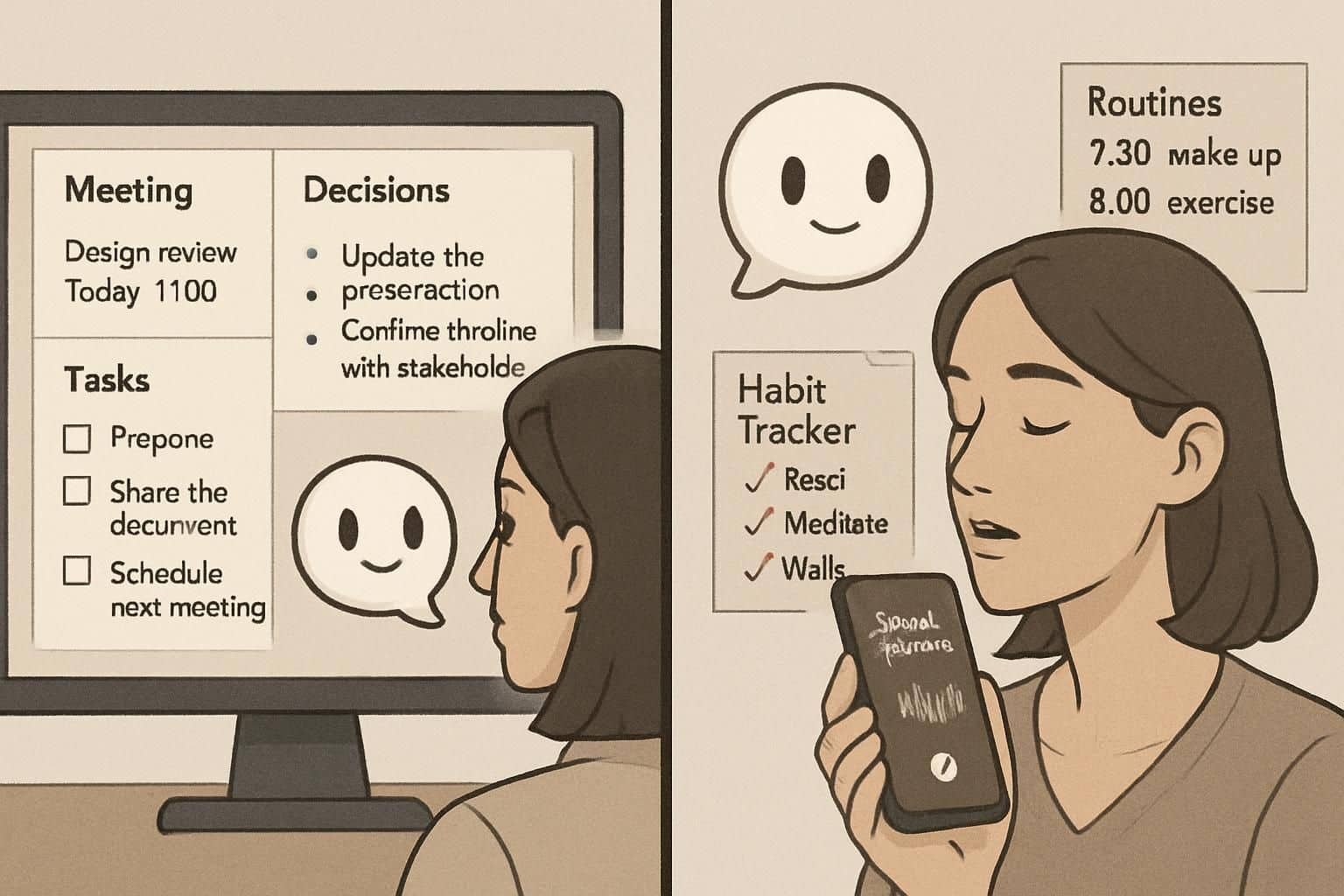Compagnon IA : votre assistant intelligent au quotidien pour faciliter vos tâches, organiser votre emploi du temps et répondre à toutes vos questions rapidement et efficacement.