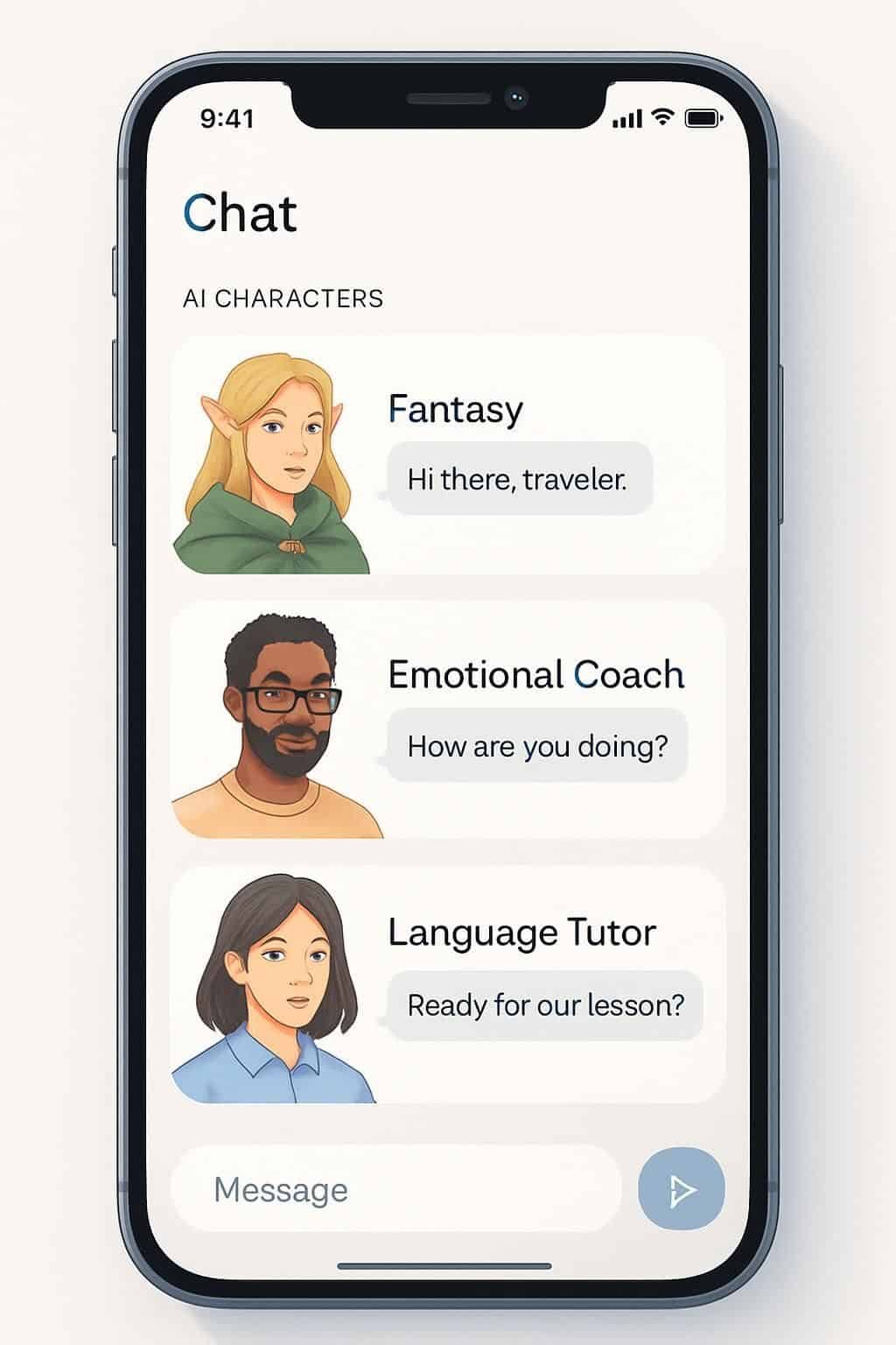 Découvrez Chai AI, la plateforme où vous pouvez discuter avec des millions de personnages IA uniques et interactifs. Explorez des conversations fascinantes et divertissantes dès maintenant !