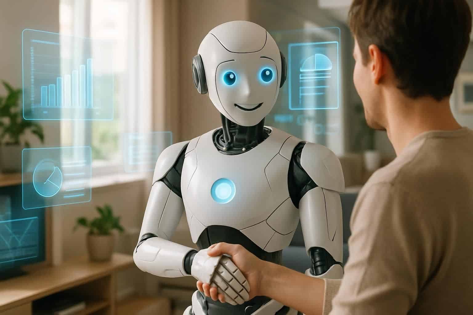 Découvrez Votre compagnon IA, l'assistant intelligent de demain conçu pour faciliter votre quotidien grâce à l'intelligence artificielle avancée.