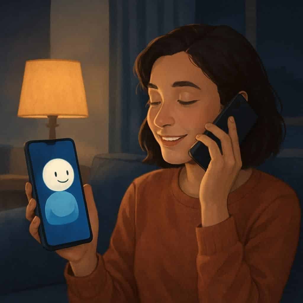 Découvrez Replika AI, votre ami virtuel et compagnon intelligent, toujours prêt à vous écouter et à échanger pour booster votre bien-être au quotidien.